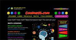 Desktop Screenshot of coolmath.com